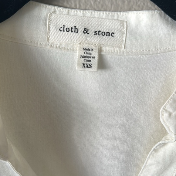 Cloth & Stone from Anthropologie Button Down Blouse Size XXS - Picture 8 of 8